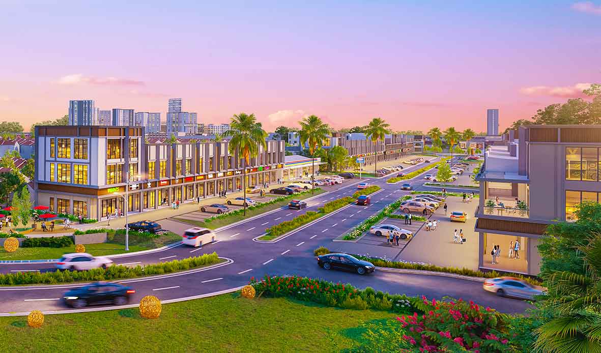 <p>Dengan desain landskap, pedestrian, parkir luas serta area outdoor untuk aktivitas alfresco, kawasan ini menawarkan pengalaman ruang terbuka yang mendukung gaya hidup modern, ramah bisnis dan ramah lingkungan</p>